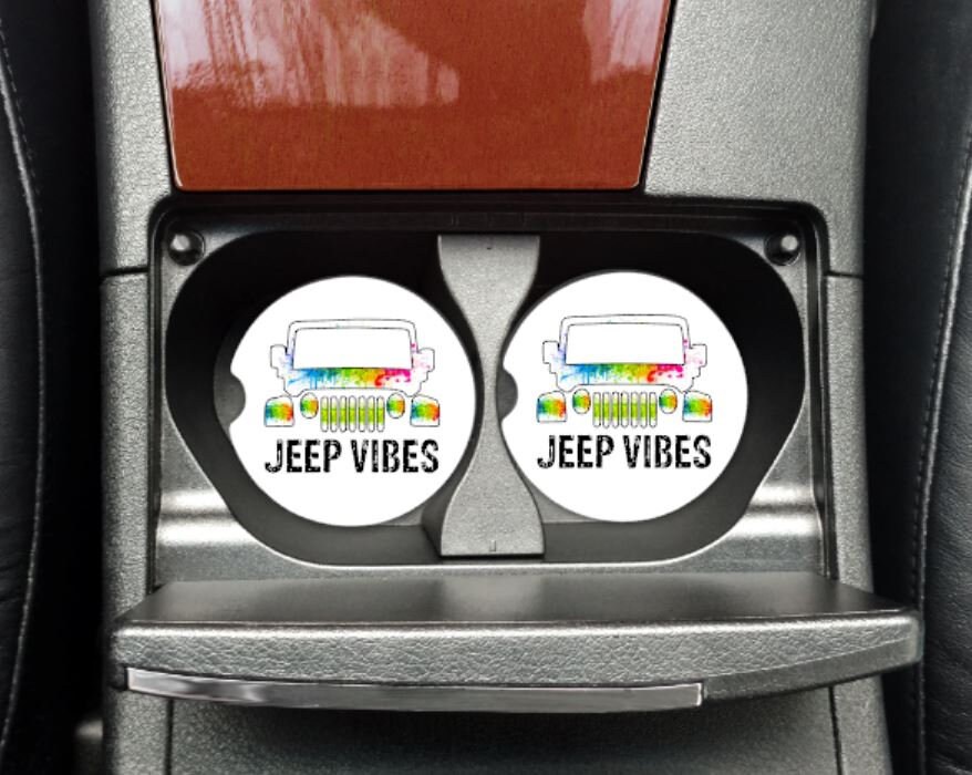 Jeep vibes car coasters Etsy