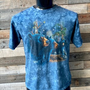 Vintage 1990’s Animal Screen Print T-Shirt &quot;Find 11 Black Bears&quot; Size Mens Medium