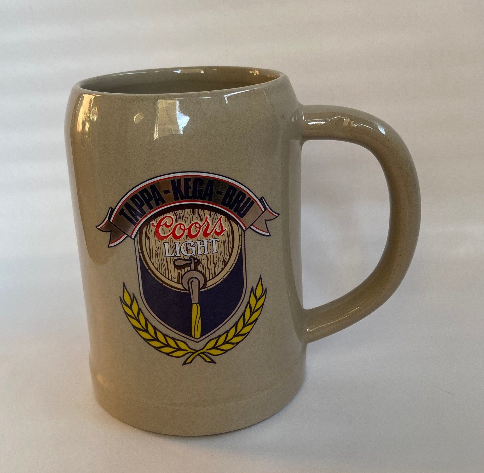 Vintage Coors Light Beer Porcelain Mug Etsy UK