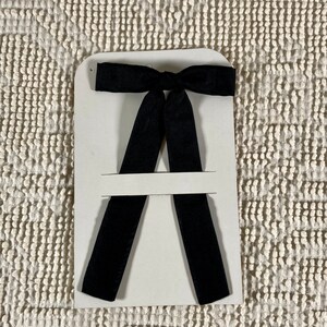 thumbnail image 2 of Black Western Bow Tie – Cowboy Sheriff Wild West Fancy Dress Neck Accessory – 50s Style 2 of 6