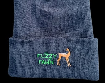 Beanie Hat - Fuzzy Fawn Logo