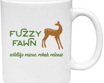 Mug - "TeamFuzzy" White Ceramic