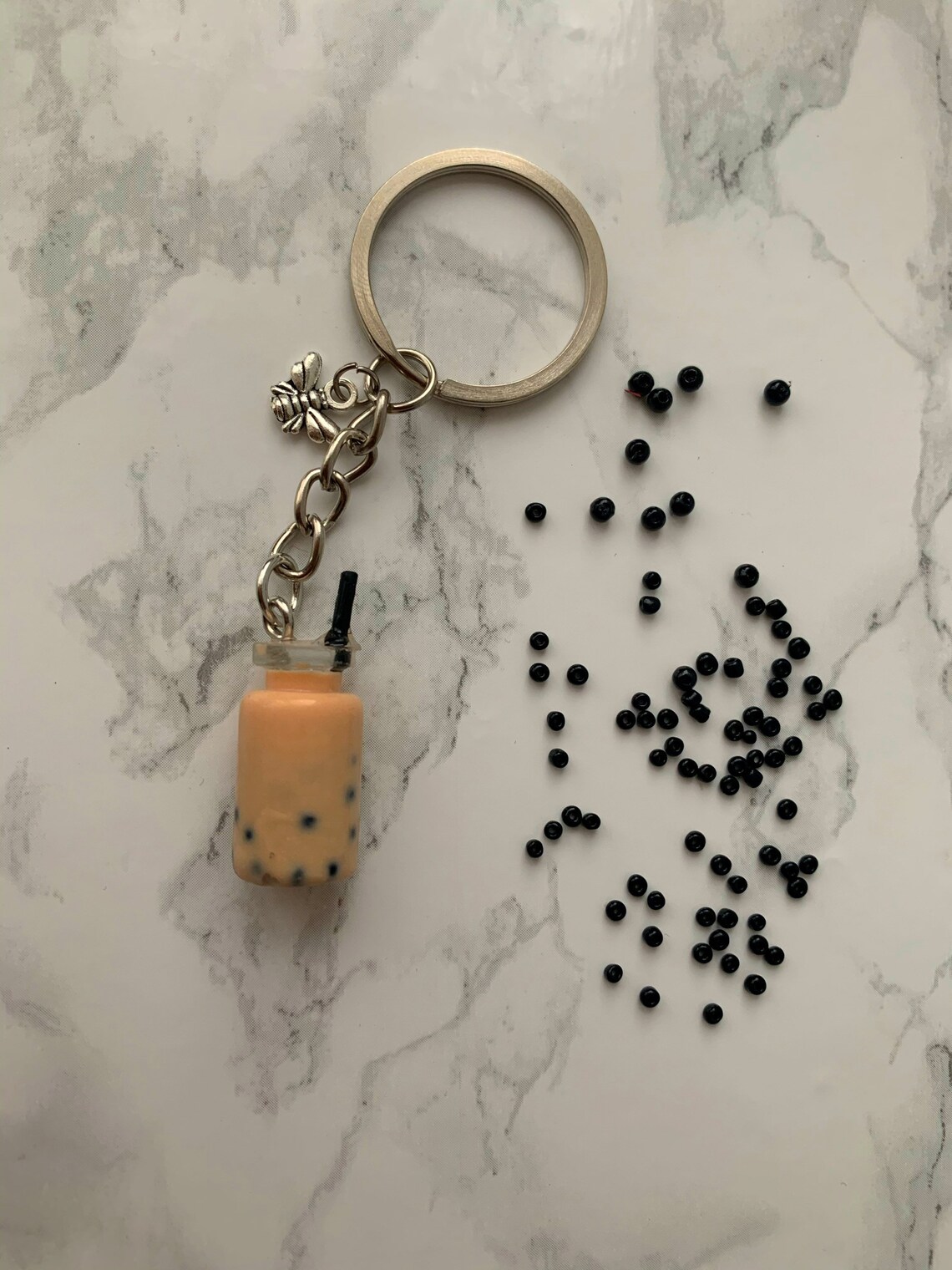 Boba/bubble tea keychains boba tea boba bubbles bubble Etsy