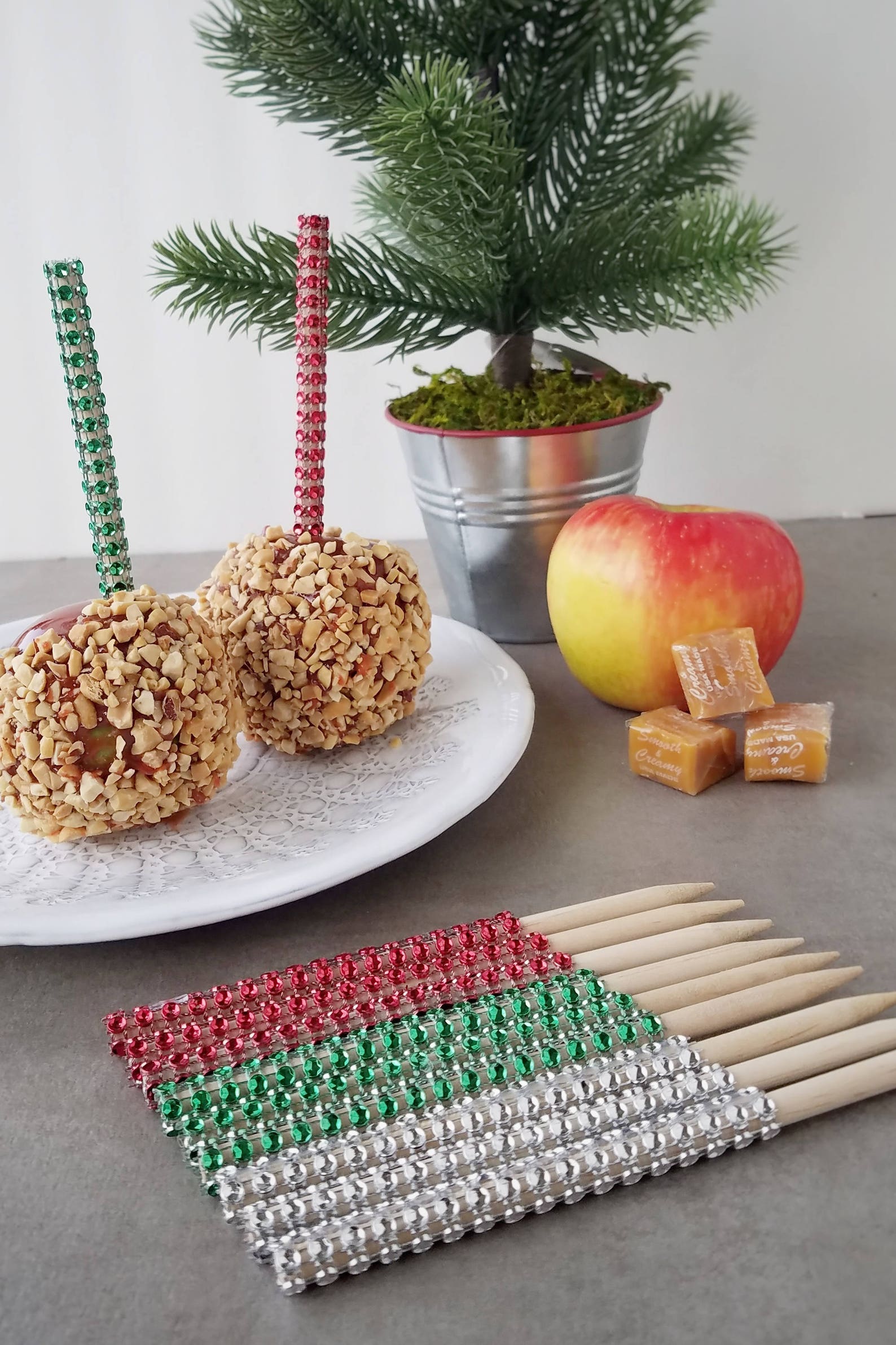 Candy Apple Sticks 12 PC Bling Sticks Dessert Table Bling Etsy