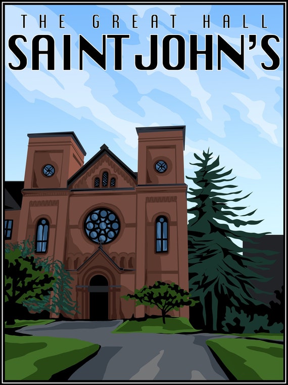 Great Hall Saint John's University Etsy