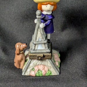Madeline Paris Eiffel Tower Porcelain Hinged Box PHB Midwest of Cannon Falls