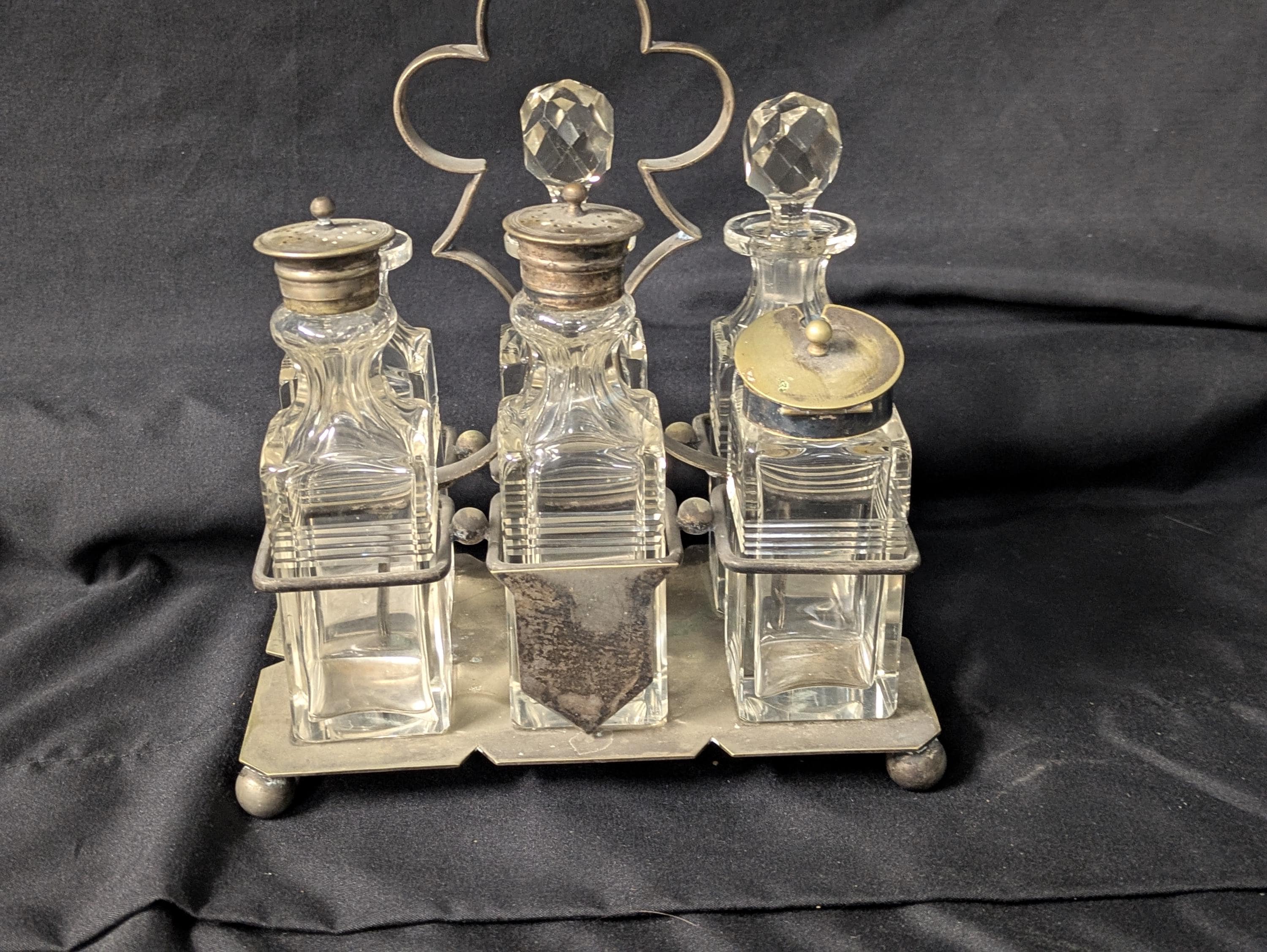 アンティーク雑貨 Antique Condiment Set (6 Pieces) Antique Condiment Set - Etsy