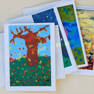 Blank card set