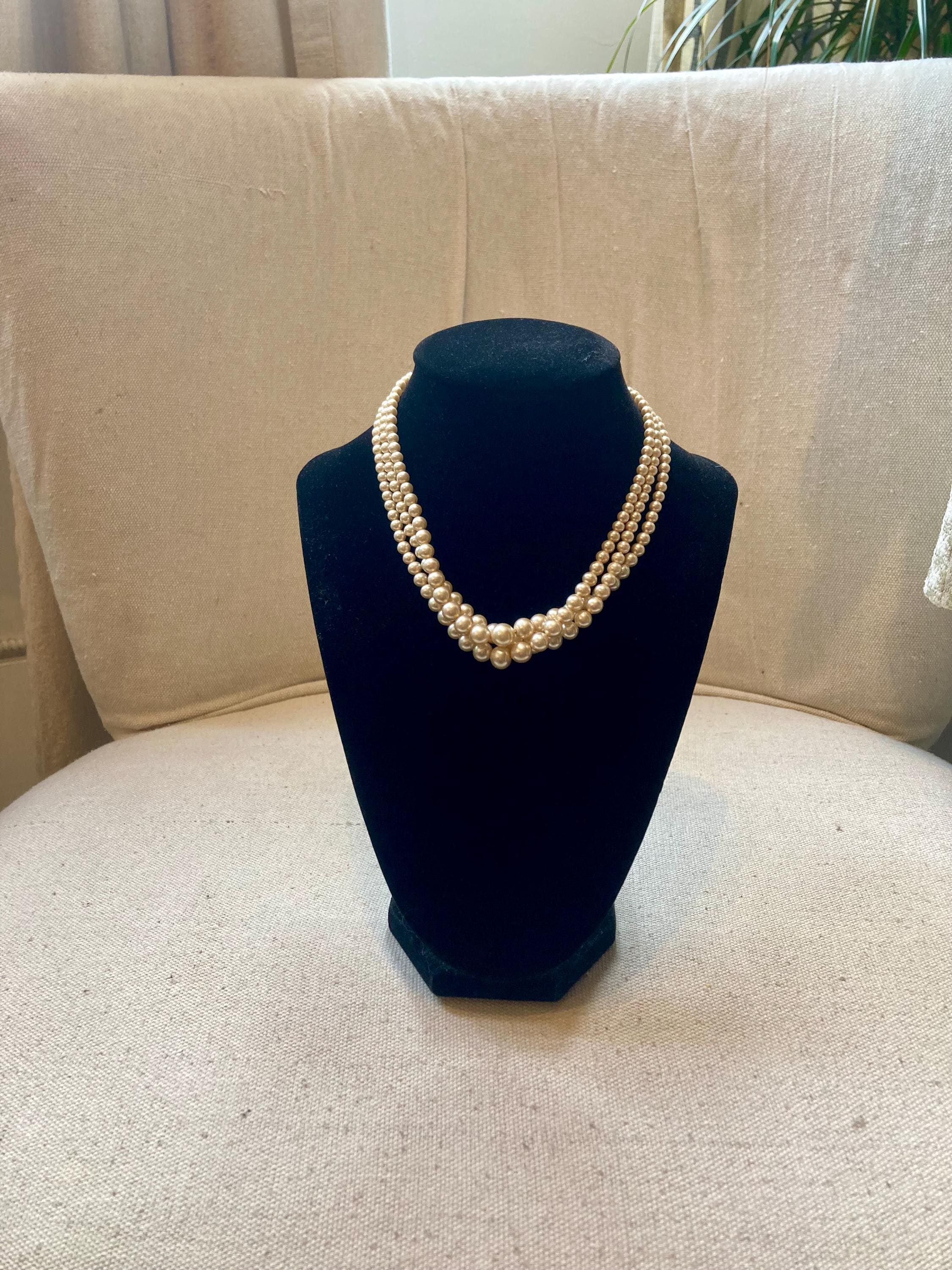 最新エルメス 1950s pearl necklace - Etsy 日本 アクセサリー