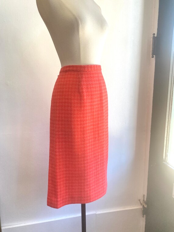 Vintage 50s 60s PENCIL Skirt / Mod Secretary Wigg… - image 3