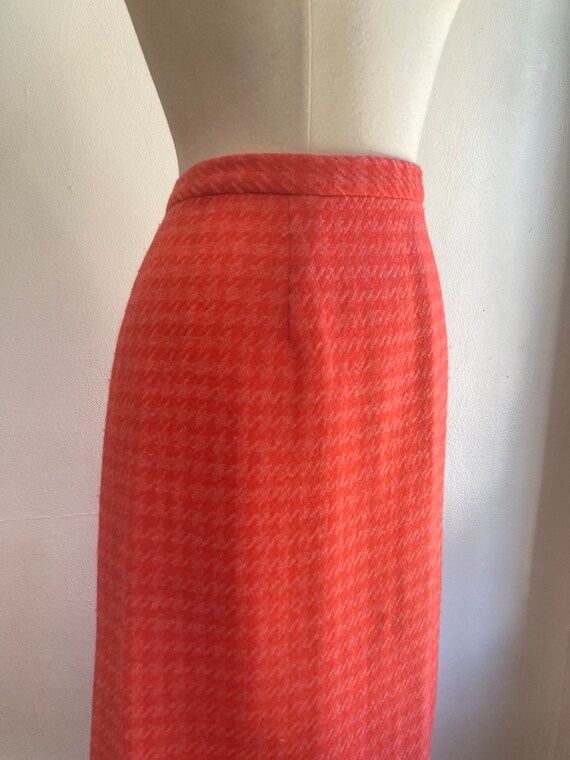 Vintage 50s 60s PENCIL Skirt / Mod Secretary Wigg… - image 6