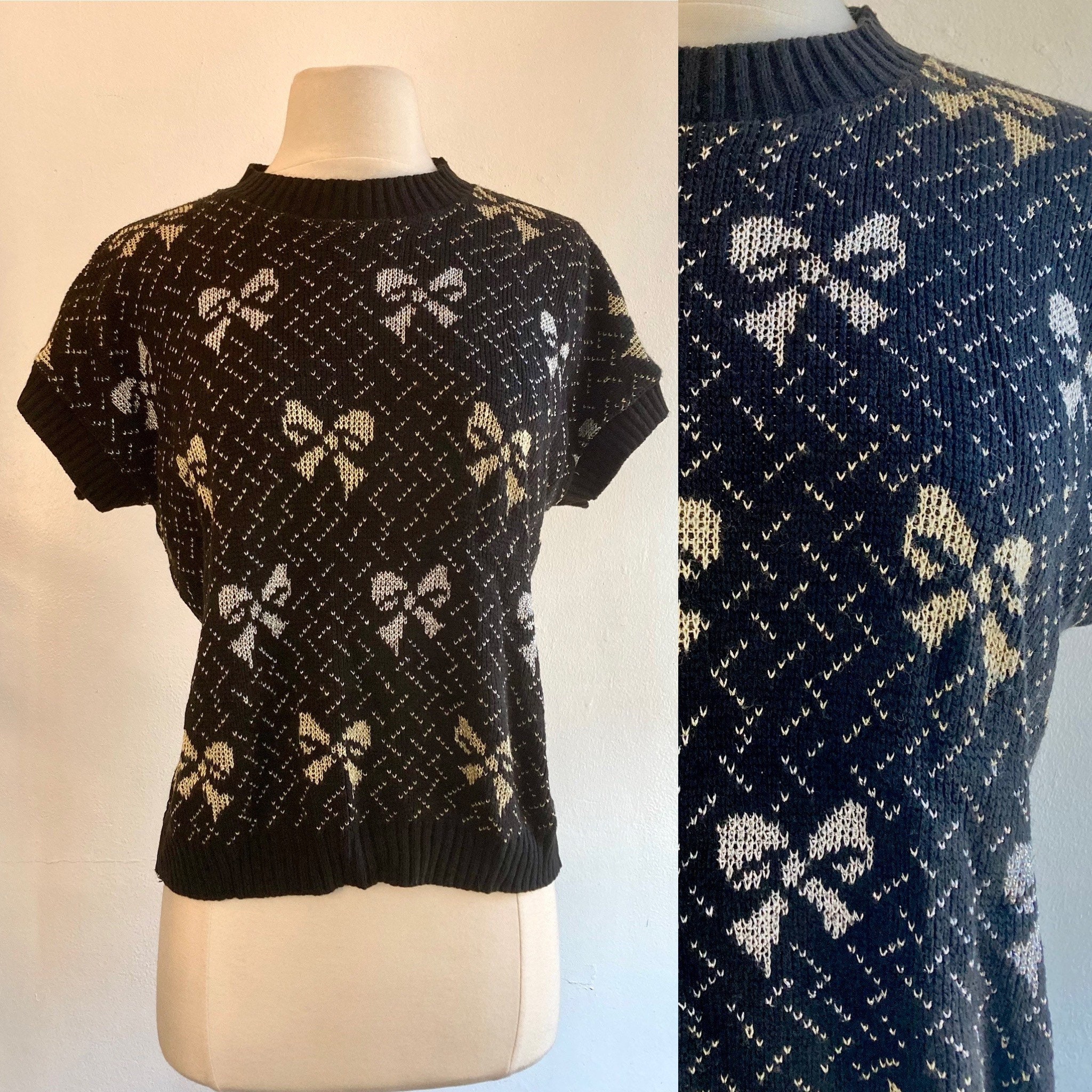 Vetements Lurex Monogram Cropped Sweater – LABELS