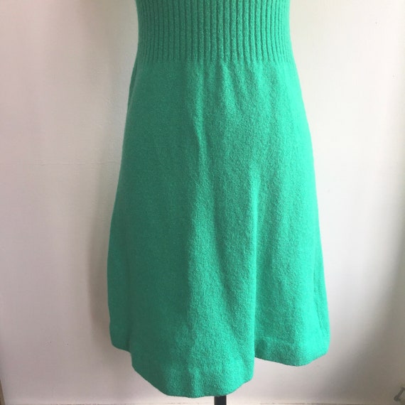 Vintage 50s 60s Sweater DRESS / Sleeveless /  Kni… - image 8