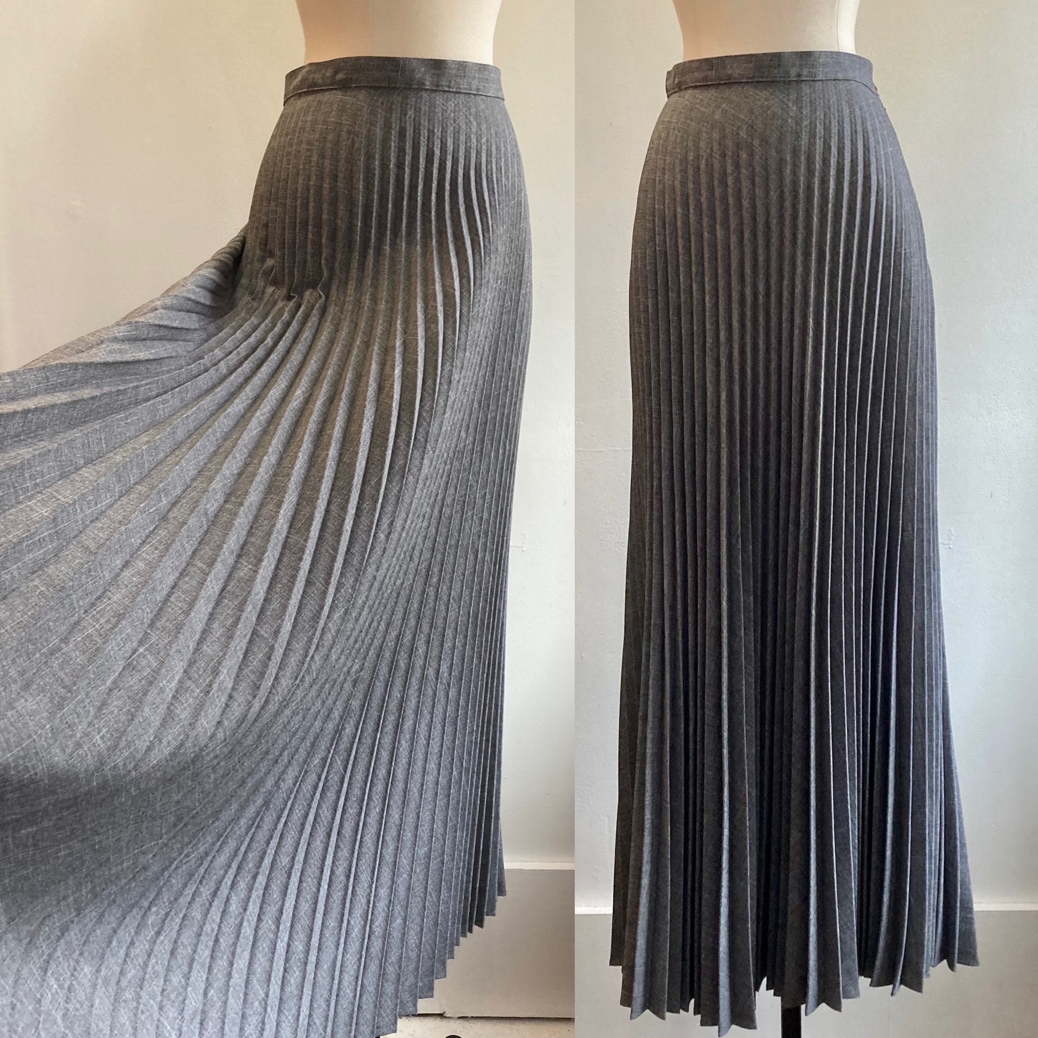 スカート CO MIDI PLEATED SKIRT IN TECHNICAL COTTON Vintage Classic Ann Taylor Black Pleated Midi Skirt GUC Size
