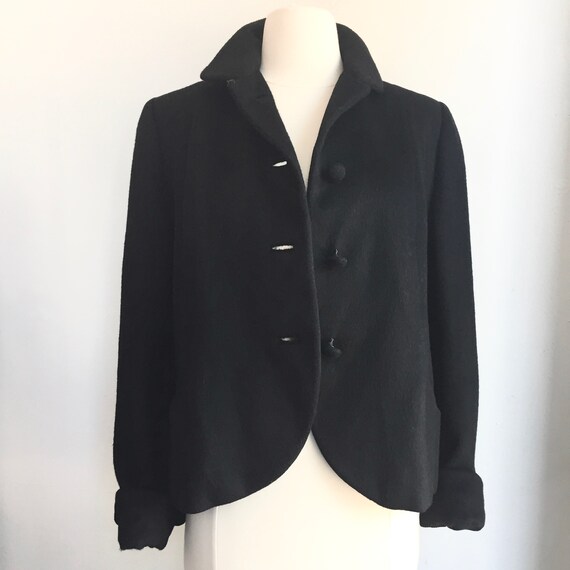 Vintage 40’s 50’s MOHAIR Coat Blazer Jacket / Fren