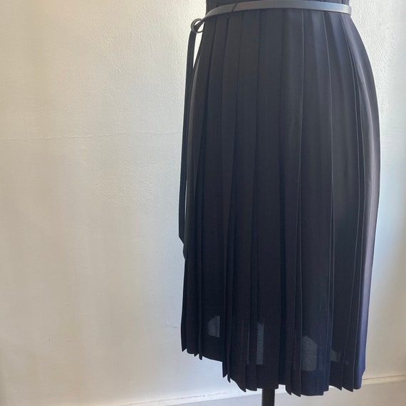 Classy Vintage 50s PLEATED SKIRT Dress / MINIMALI… - image 8