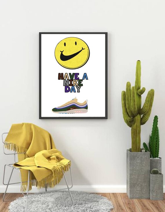 have a nike day shirt smiley face