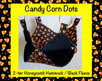 Halloween Candy Corn Honeycomb Rat Hammock