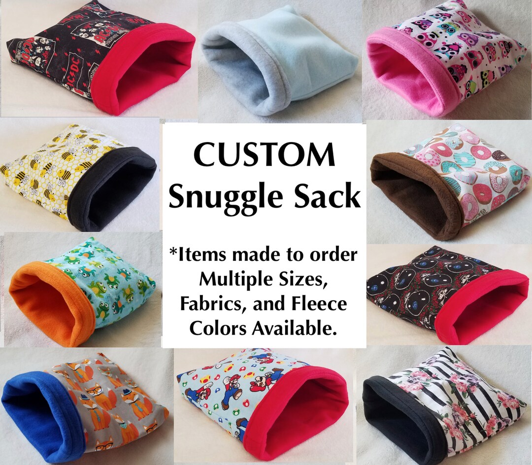 Snuggle Sack Custom Order Multiple Sizes Colors and - Etsy