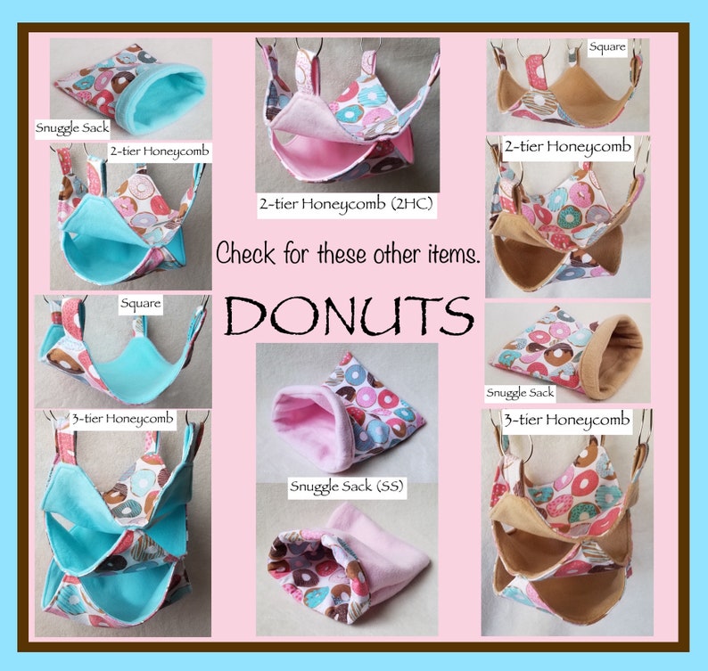 By the Yard Available as Fat Quarter Donuts fabric by the yard 100/% Cotton Flannel Fabric ONLY and Sample Swatches