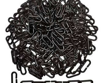 Plastic C-clip for Hanging Rings to create Rat Toys and Accessories, Black linking rings