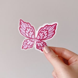 Pink Fairy Wings Sticker / Fairytopia Sticker / Clear laptop decal / Mermaid fairy sticker / 2000s Nostalgia / Elina / Mermaidia