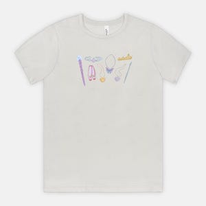Magical Icons Tee / 2000s Nostalgia / Princess and the Pauper, Diamond Castle, Magic of Pegasus, 12 Dancing Princesses, Fairytopia image 3