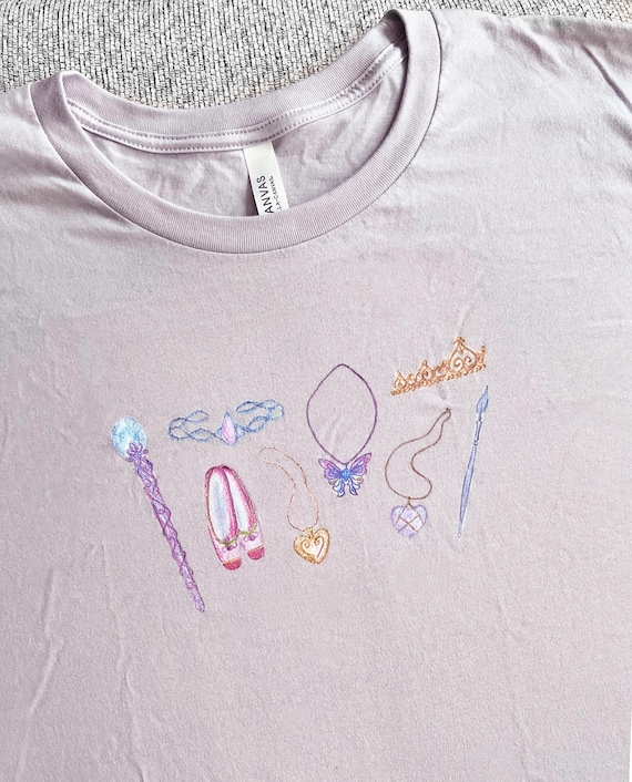 Magical Icons Tee / 2000s Nostalgia / Princess and the Pauper, Diamond Castle, Magic of Pegasus, 12 Dancing Princesses, Fairytopia