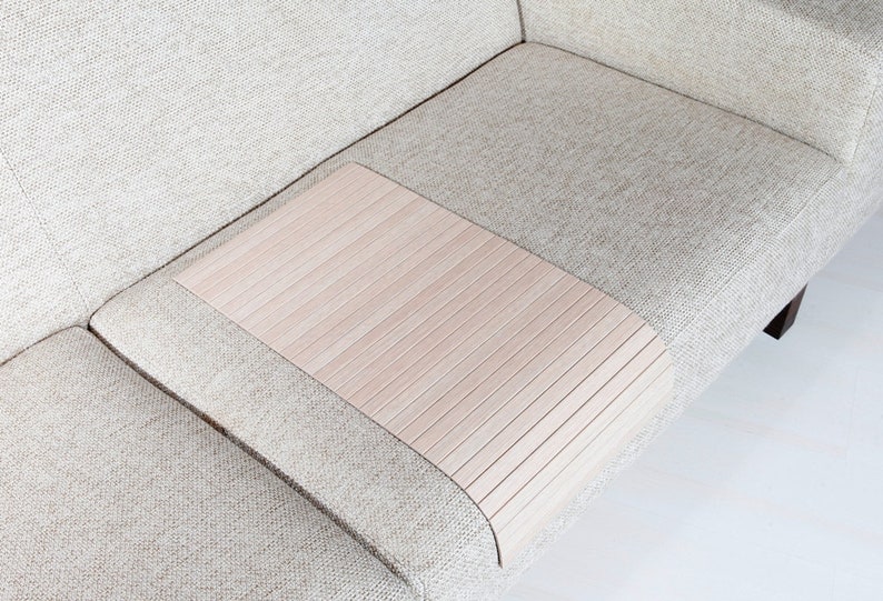 WHITE OAK Hand made Sofa Arm Tray Sofa Tray Table Coffee Etsy