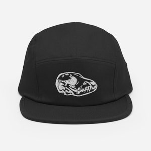 Wolf Skull 5 Panel Cap - Embroidered Dad Hat, Baseball Cap, Hiking Cap