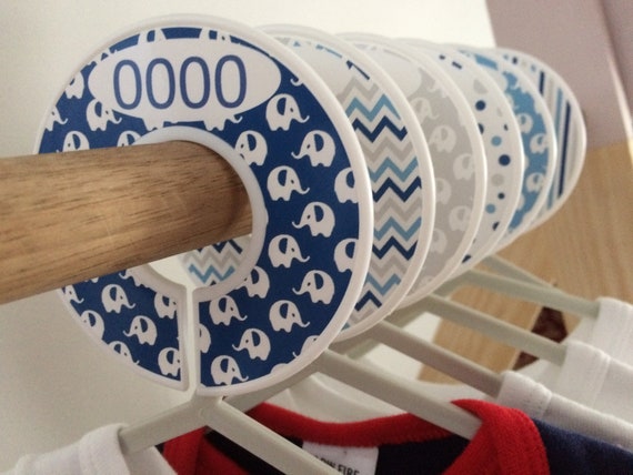 Nursery Wardrobe Dividers Cooper Baby Shower Giftbaby Boy Etsy