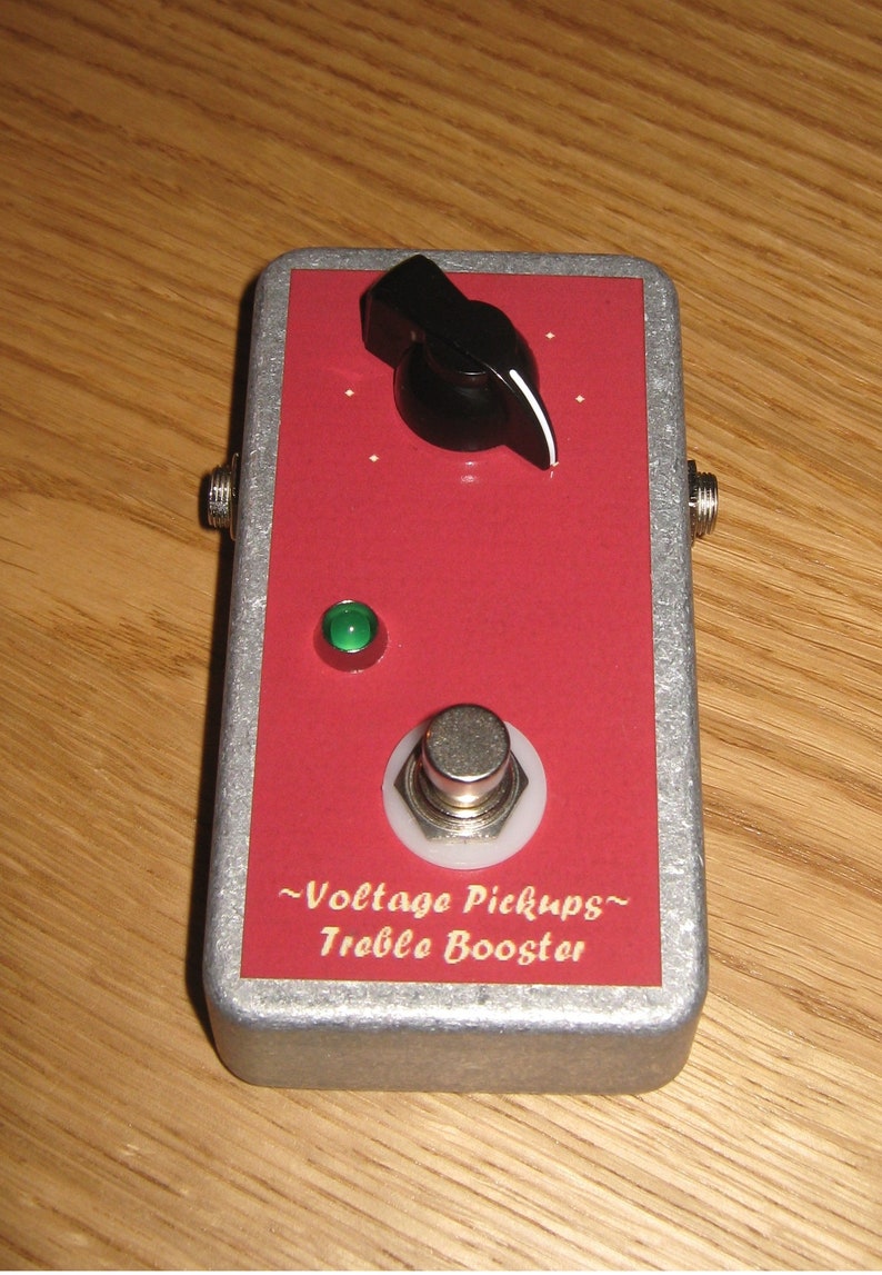 May Style Treble Booster Red Special Spec Effects Pedal Pre Amp image 2