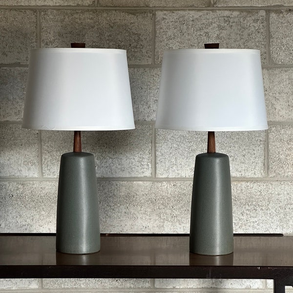 Jane and Gordon Martz Ceramic Table Lamps- a Pair