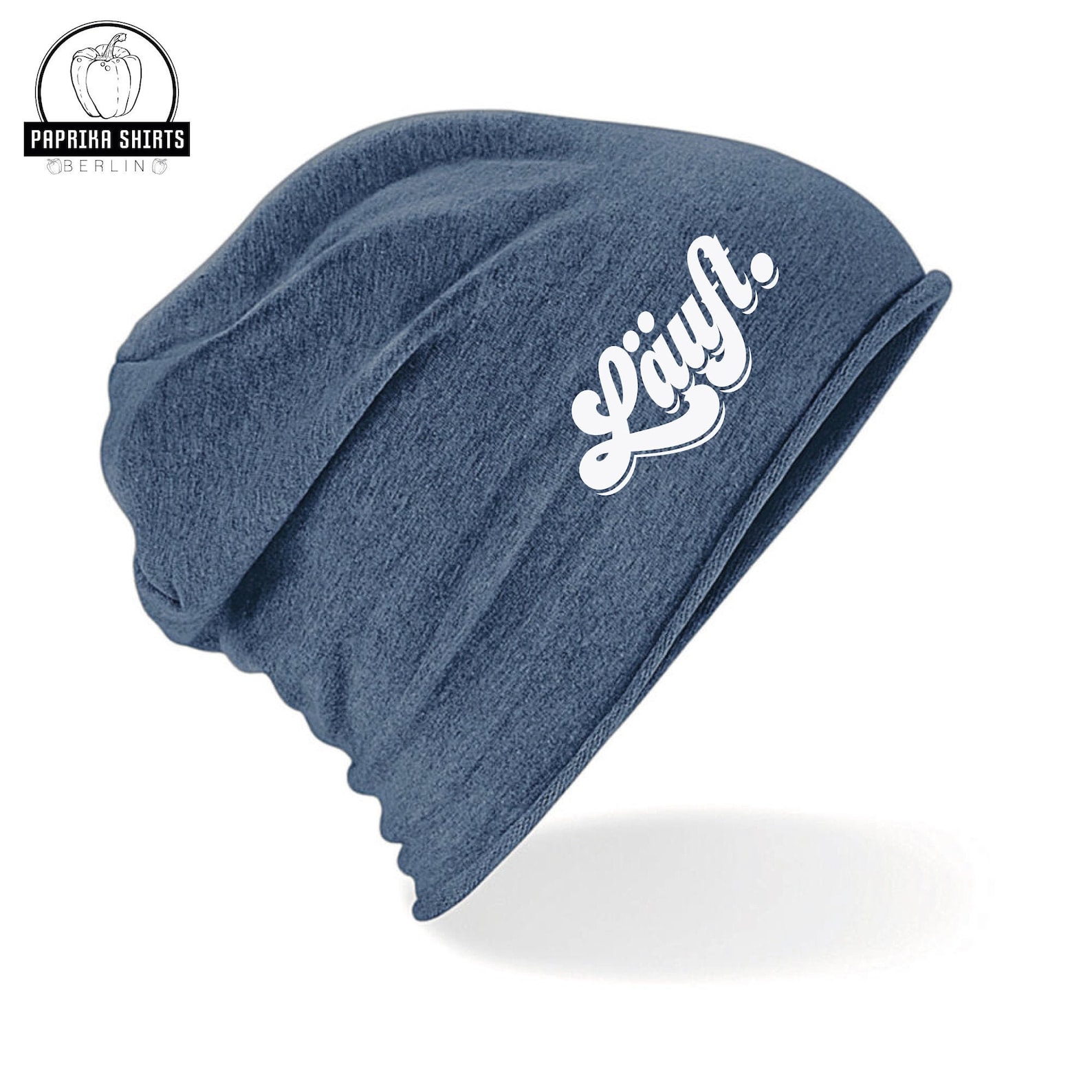 Läuft bei mir Beanie German Text Lustiges