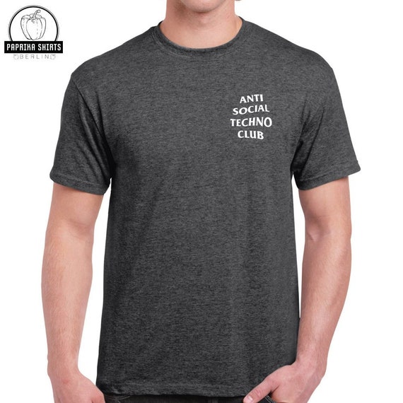 Anti Social Club T Shirt Trend Anti Social Techno Club Techno Etsy anti social club t shirt trend anti social techno club techno saure techno festival berlin unisex t shirt blogger tumblr instagram baumwolle t shirt