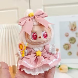 Magical Girl Outfit for 17cm Labubu Doll: Sailor Moon Inspired