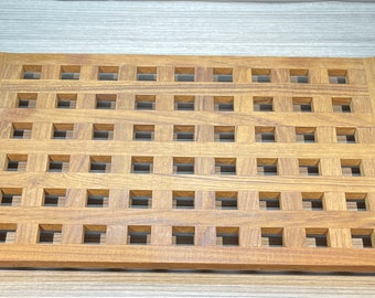 Vintage Teak Danish Modern Lattice  Tray by Jens Quistgaard for IHQ Dansk Designs, 1960s