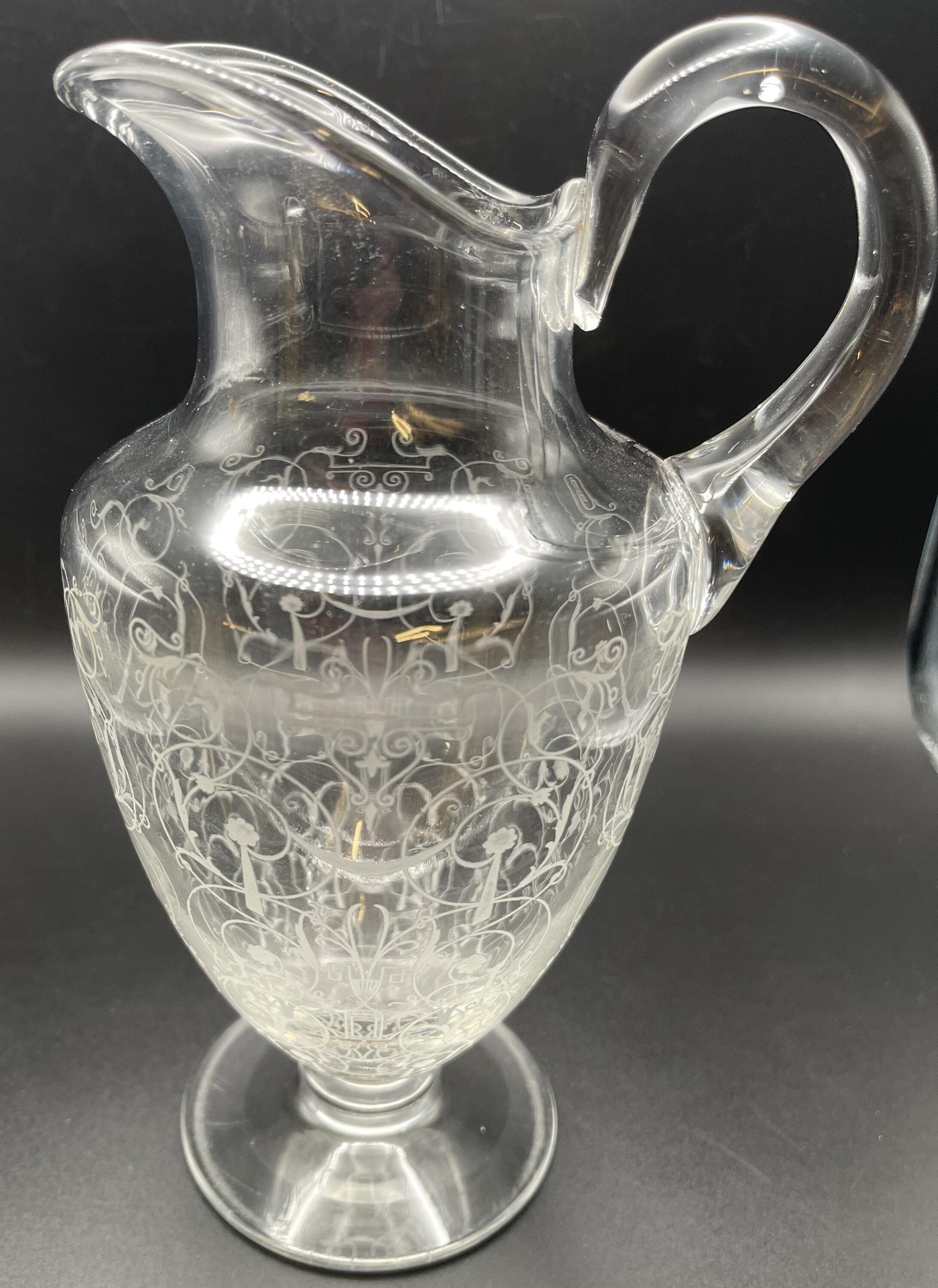 Lalique Pitcher - Etsy