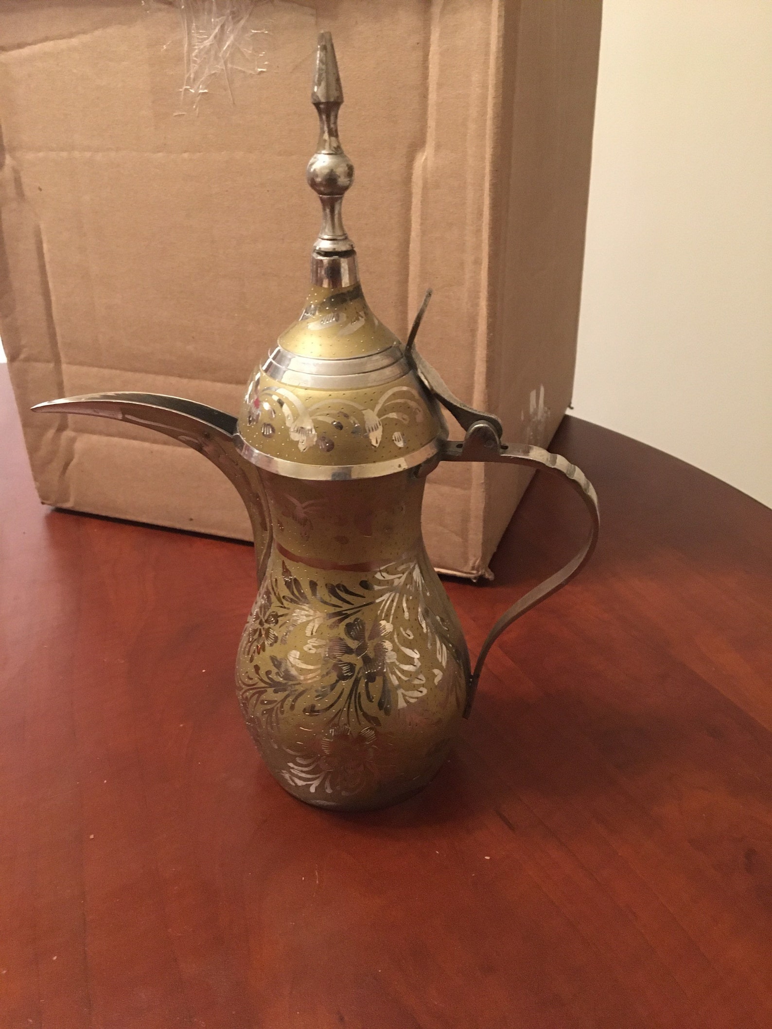 Stunning Vintage Arabic Dallah Teapot Etsy