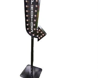 Customizable Free-Standing Up Arrow Sign, AMERICAN MADE, High Quality Lifetime Marquee Sign, wedding sign, wedding decor, event