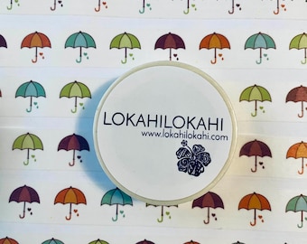 Rainy Days | Umpbrella | Washi Tape | Japanese Stationery | Planner Supplies | Scrapbook Tape | Masking Tape | Decorative Tape | #129