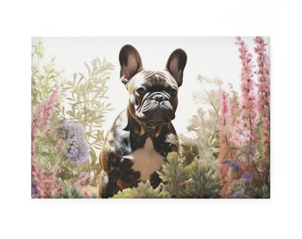 French Bulldog Rectangular Magnet by Vivian Hue