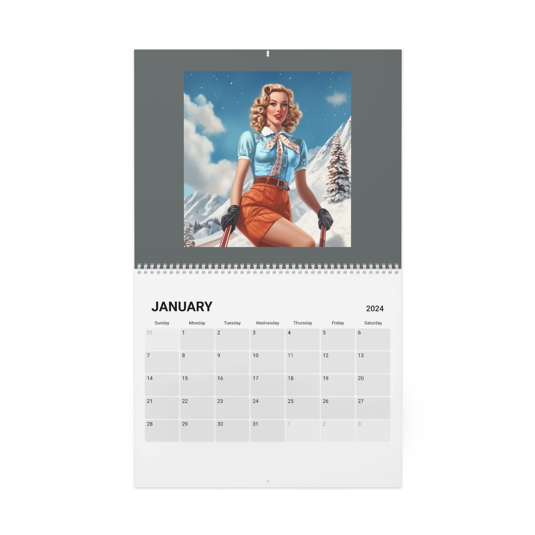 Vivian Hue Pinup Girls Calendar 22024 Etsy