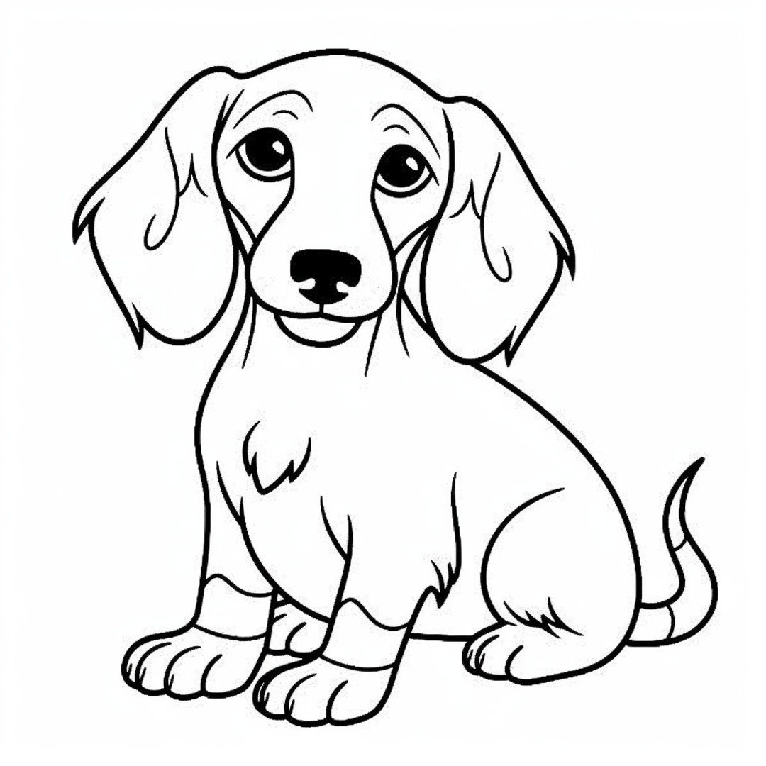 Puppies! Coloring Pages for Kids 19 Pages of Bliss by Vivian Hue - Etsy