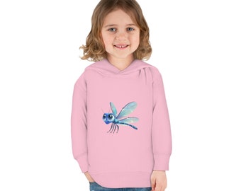 Dragonfly op een peuterpullover-fleecehoodie