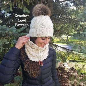 CROCHET PATTERN Banf Cowl / Neck Warmer (PDF only)