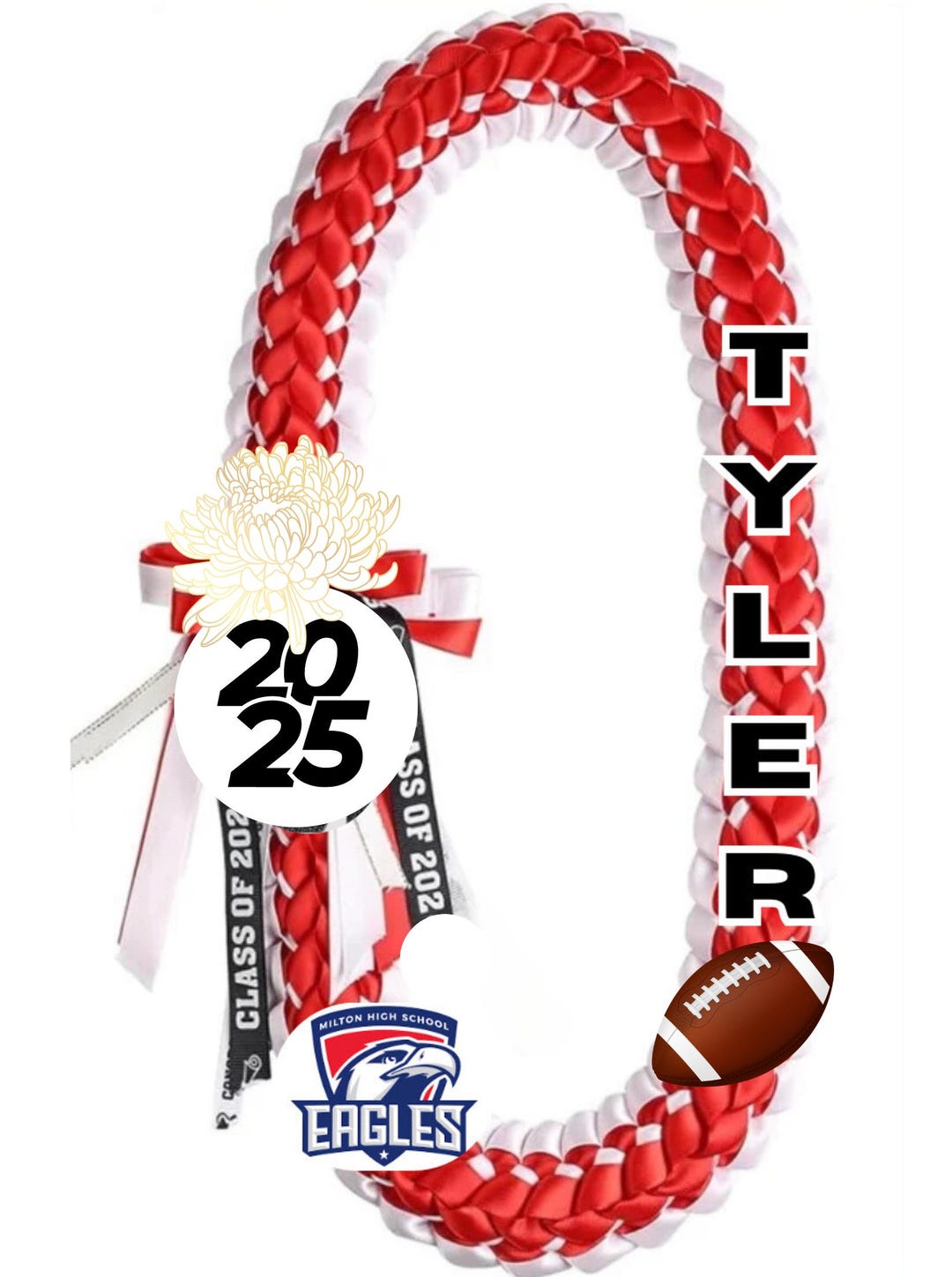 2025 Homecoming Mum Braids Alumni Senior Night Ribbon Lei for Banquets ...