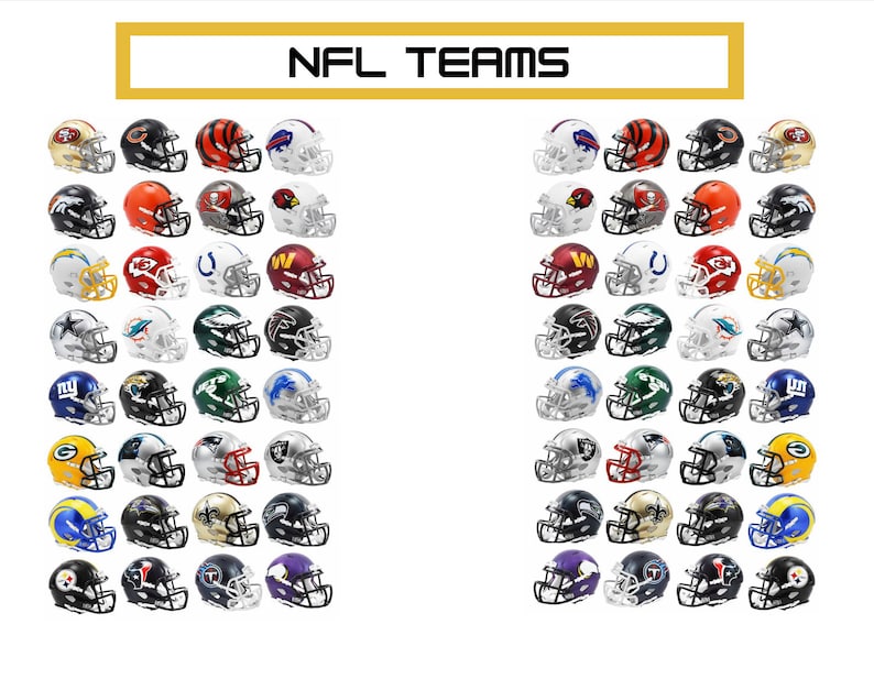 2024 NFL Superbowl 58 Bracket Countdown Printable and Editable Chart