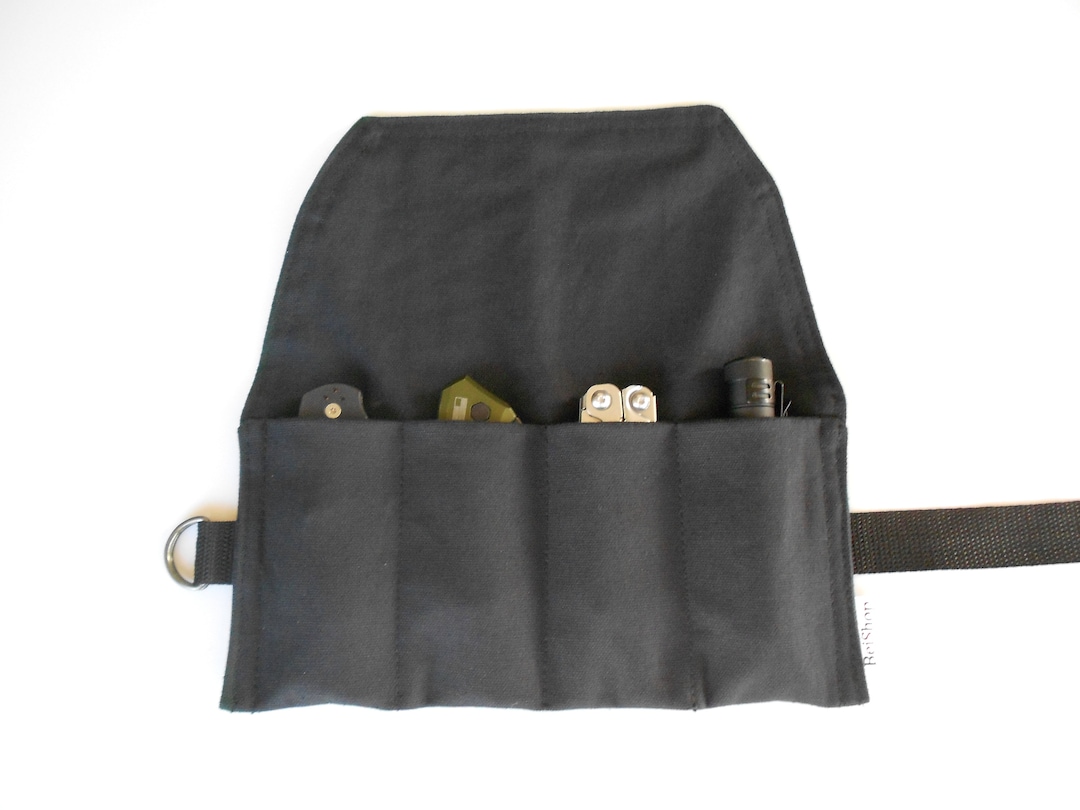 Pocket Knife Roll in 3 Colors Etsy