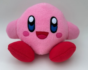 Handmade Kirby Inspired Stuffed Plush Toy